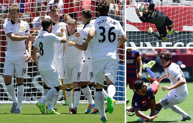 MU Gulung Barca 3-1 di AS, Ini Foto-fotonya...